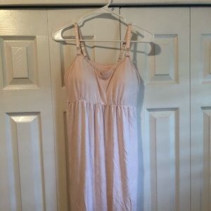 Light pink nursing nightgown